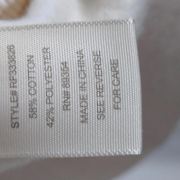 NWT Ultra Flirt Women's Cream/Trend Fleece Lake Tahoe Hoodie Size L - Picture 8 of 12